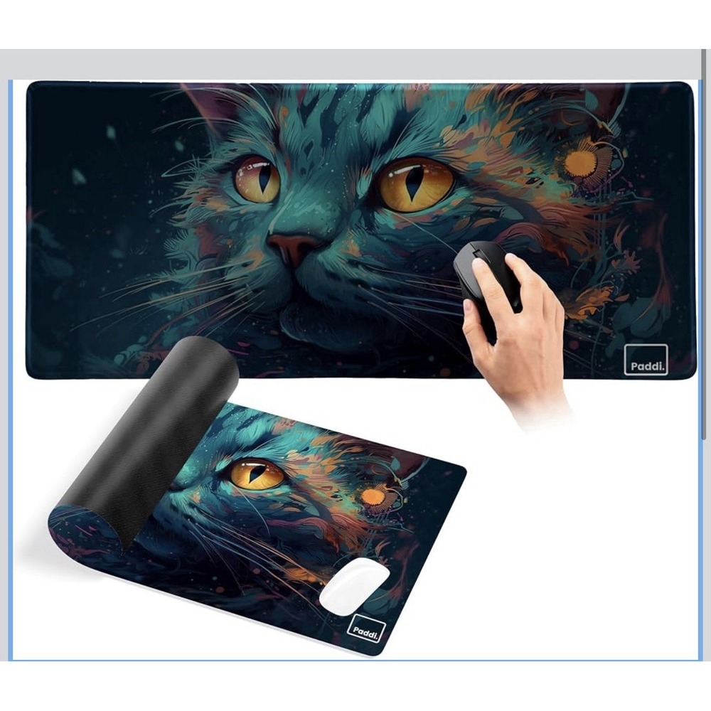 Gaming Mouse Pad Extended Desk Mat With Non Slip Base For Home Office Large XXL